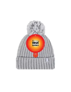 Bonnet Doux Et Très Chaud à Pompon Femme Heat Holders