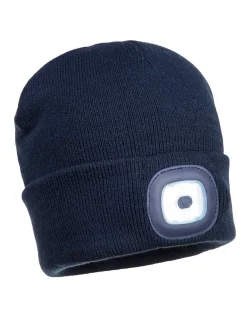 Bonnet Lumineux à Double éclairage LED - Rechargeable Portwest
