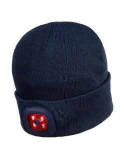 Bonnet Lumineux à Double éclairage LED - Rechargeable Portwest