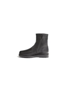 Boots Canadiennes Homme Anfibio Cuir Doublées 100% Laine Naturelle