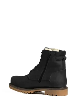 Bottes Canadiennes  homme  Hiver à Lacets Anfibio 100 % Laine Naturelle Homme