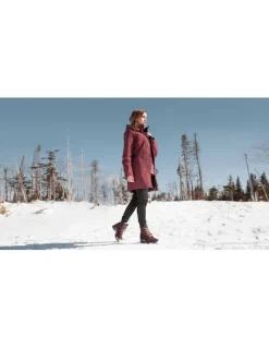 Bottines Canadiennes Femme Anfibio Cuir Doublées 100% Laine Naturelle