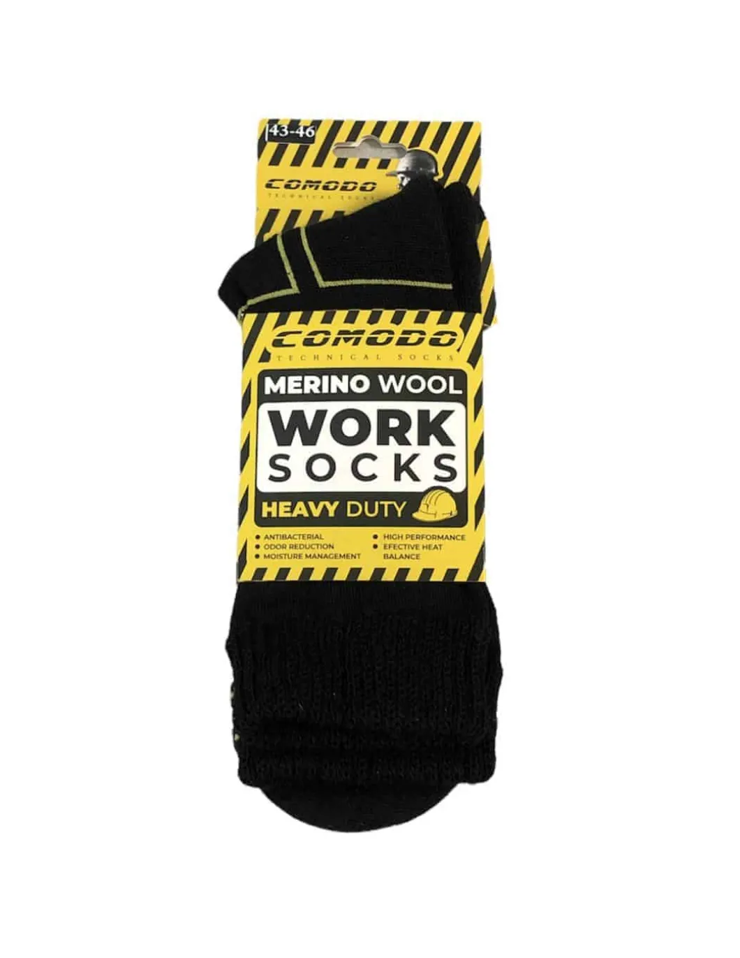 Chaussettes De Travail Hiver En Laine Mérinos