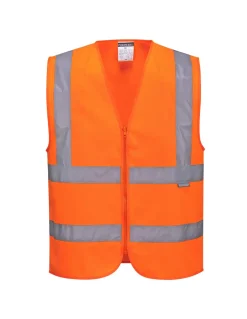 Gilet Haute Visibilité Zippé EN ISO 20471 Classe 2 C375 Portwest