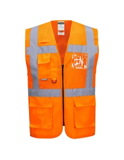 Gilet Hi Vis Zippé Multi-poches EN20471 C496 Portwest