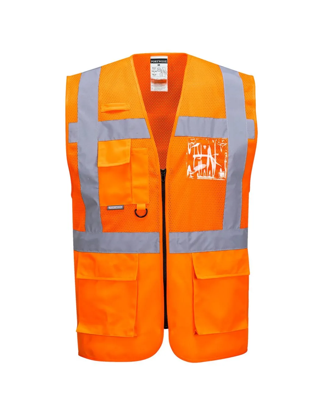 Gilet Hi Vis Zippé Multi-poches EN20471 C496 Portwest