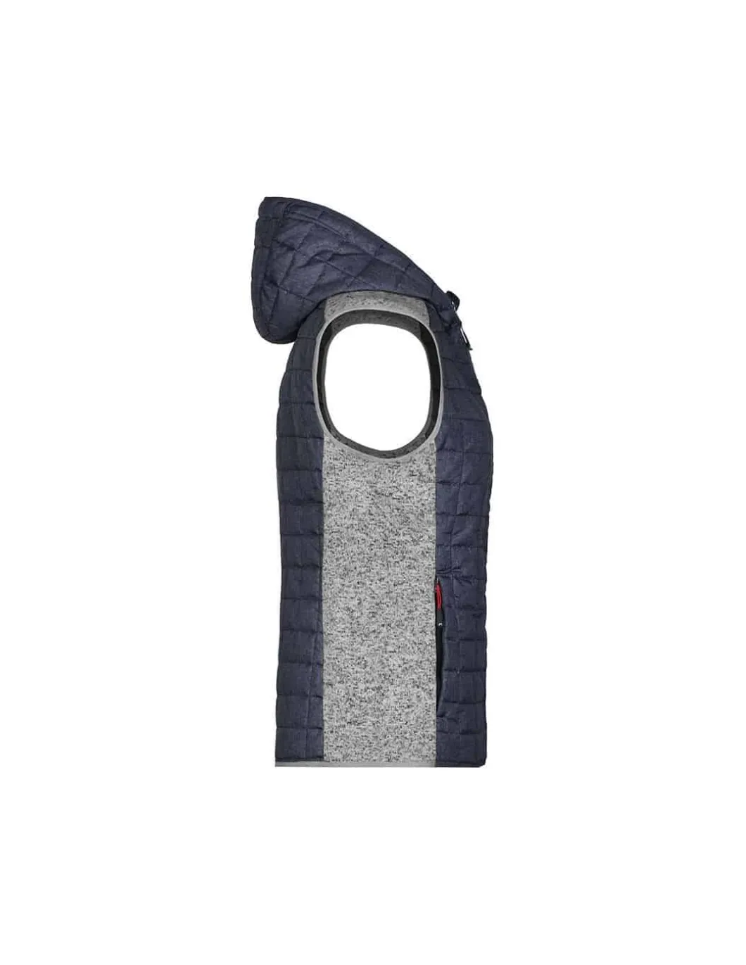 Gilet Polaire Hybride à Capuche Femme James & Nicholson