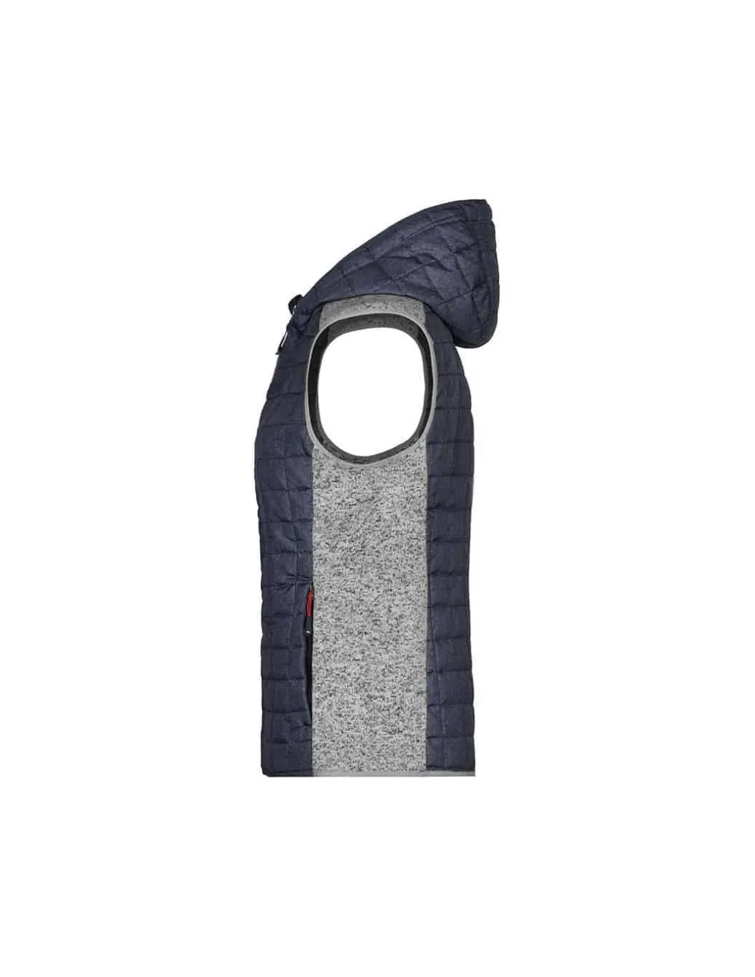 Gilet Polaire Hybride à Capuche Femme James & Nicholson