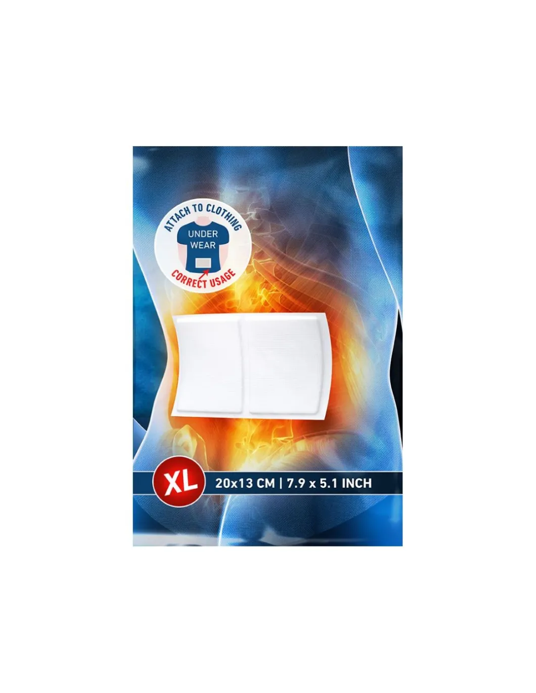 Lot De 3 Chauffes-Dos Appaisants 100% Naturel Durée 18h