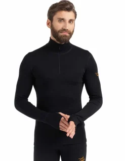 Maillot Thermique Zippé Homme Norveg En Laine Mérinos -30°C