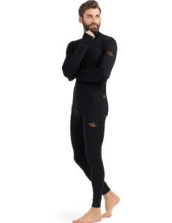 Maillot Thermique Zippé Homme Norveg En Laine Mérinos -30°C