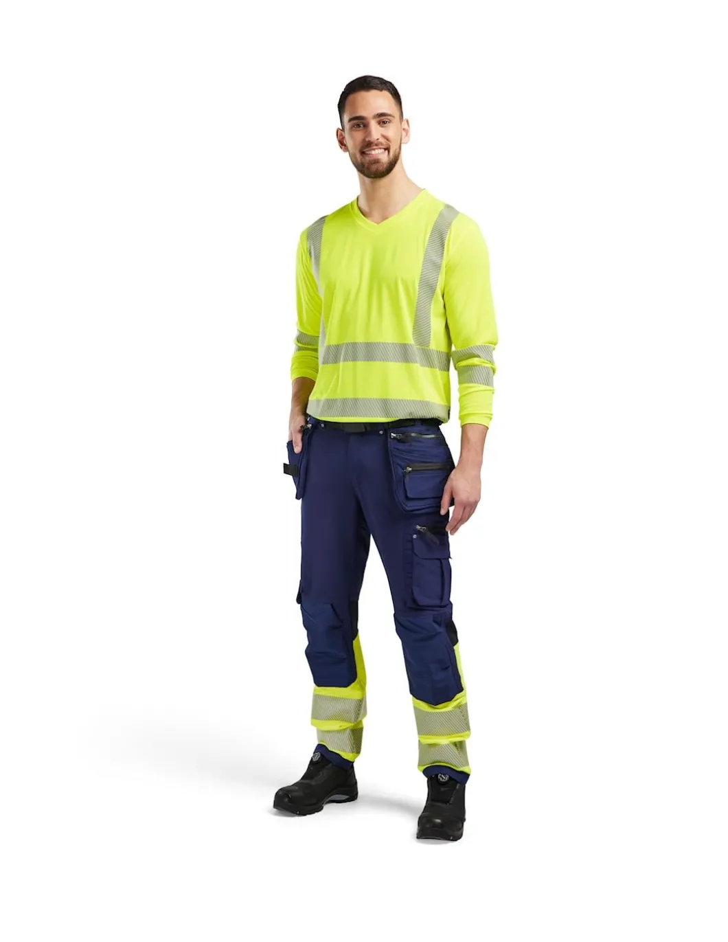 Pantalon Haute Visibilité Strech 4 Dimensions à Poches Flottantes 1993 Blaklader