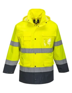 Parka 3 En 1 Imperméable Haute Visibilité Classe 3 S162 Portwest