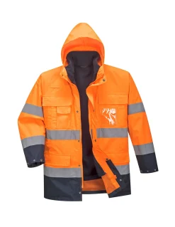 Parka 3 En 1 Imperméable Haute Visibilité Classe 3 S162 Portwest