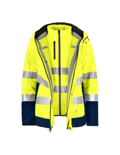 Parka De Protection Homme Contre Le Froid Haute Visibilité 3 En 1  Projob