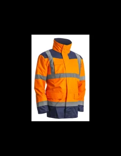 Parka De Travail 4 En 1 Haute Visibilité