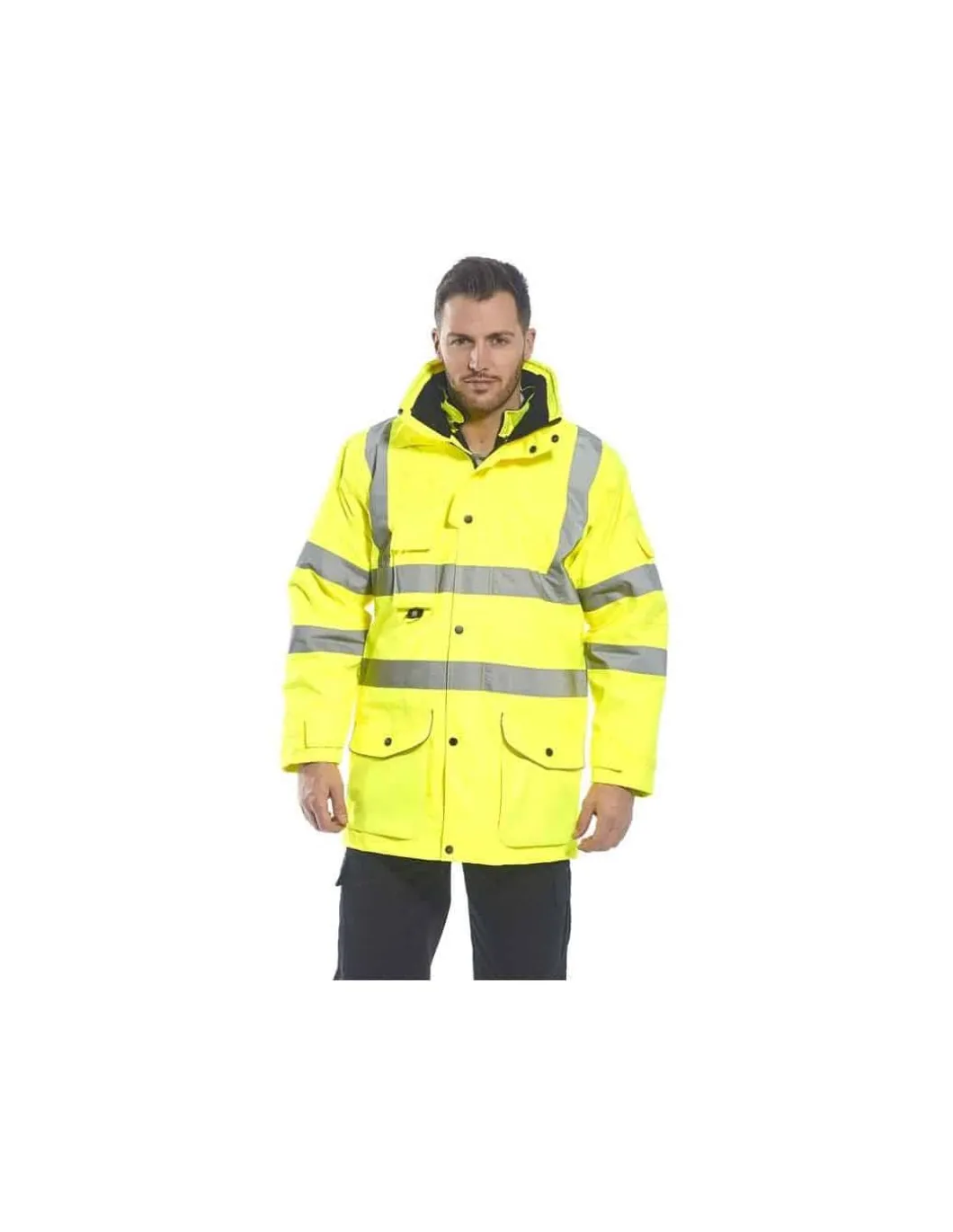 Parka Hiver Doublé Haute Visibilité 7 En 1 Portwest