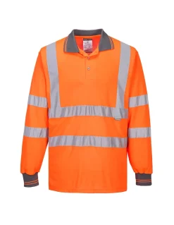 Polo Haute Visibilité EN20471 Classe 3 Manches Longues S277 Portwest