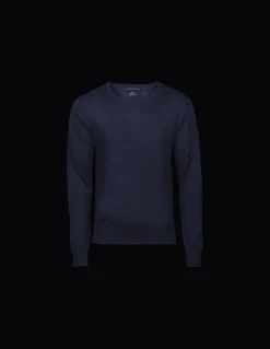 Pull Col En V Laine Mérinos Homme Tee Jays