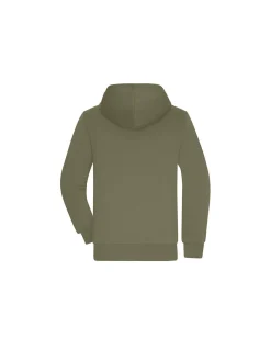 Sweatshirt à Capuche Hommme Zippé Doublé Sherpa