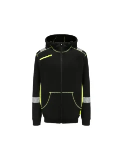 Sweatshirt à Capuche Zippé Chaud JERSEY