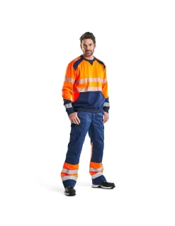 Sweatshirt à Poche Kangourou Nouvelle Collection Haute Visibilité 3541 Blaklader