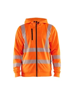 Sweatshirt Blaklader Zippé à Capuche 3565 Bandes Segmentées Conforme EN20471 Classe 3