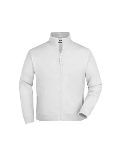 Sweatshirt Homme Zippé 100% Coton James & Nicholson