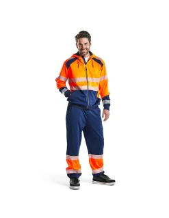 Sweatshirt Zippé à Poche Kangourou Nouvelle Collection Haute Visibilité 3546 Blaklader