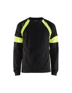 Teeshirt De Signalisation 100% Coton Manches Longues 3520 Blaklader