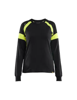 Teeshirt De Signalisation 100% Coton Manches Longues Femme 3521 Blaklader