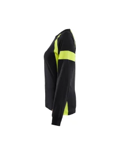 Teeshirt De Signalisation 100% Coton Manches Longues Femme 3521 Blaklader