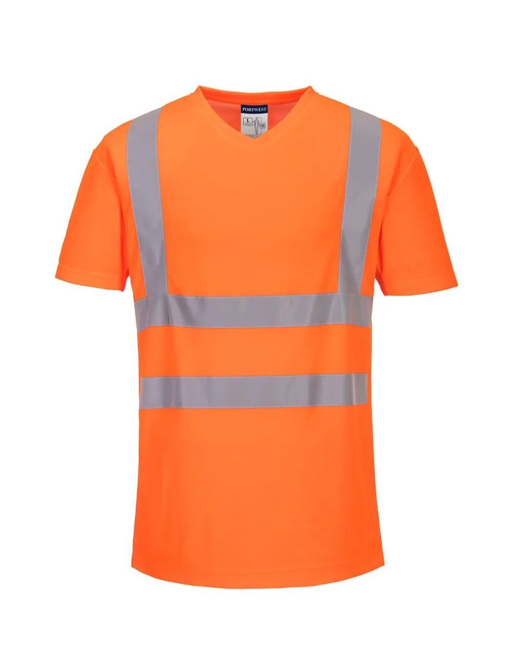 Teeshirt Haute Visibilité EN20471 Col V Idéal Par Temps Chaud S179 Portwest