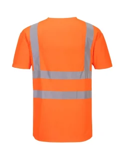 Teeshirt Haute Visibilité EN20471 Col V Idéal Par Temps Chaud S179 Portwest