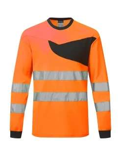 T-shirt De Travail Manches Longues Haute Visibilité PW221 Portwest