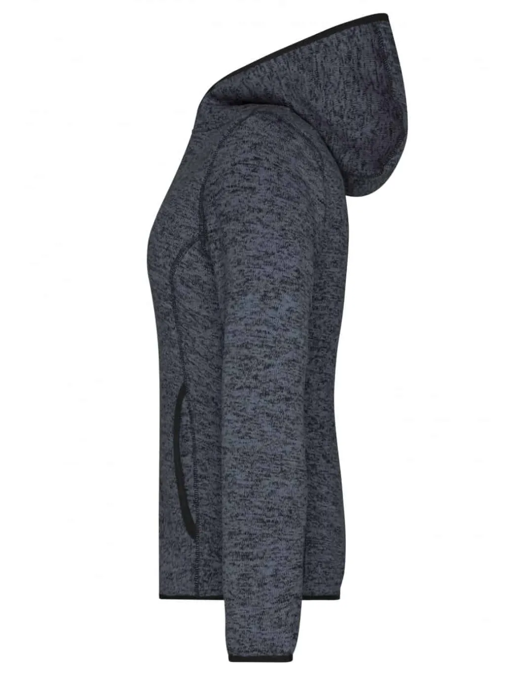 Veste Polaire En Tricot à Capuche Femme James & Nicholson